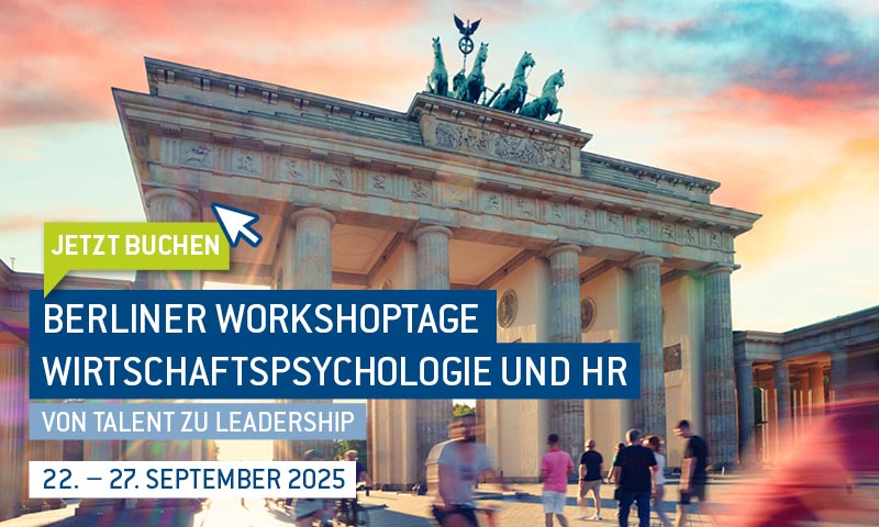 Berliner Workshoptage Wirtschaftspsychologie & HR