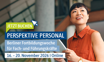 Perspektive Personal 2026 - Berliner Fortbildungswoche für Fach- und Führungskräfte, 16. - 20.11.2026